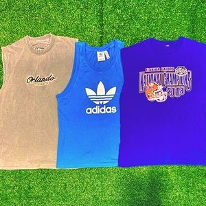 3 Pack Brand Name Tank Top